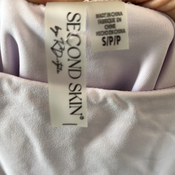 NWOT Second Skin lilac Body Suit - Picture 3 of 3